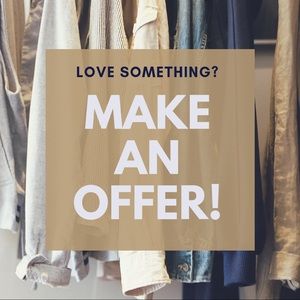 Always happy to consider offers 🧐